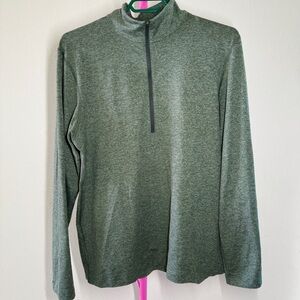 Lululemon Soft Jersey Half Zip Sweatshirt - Green